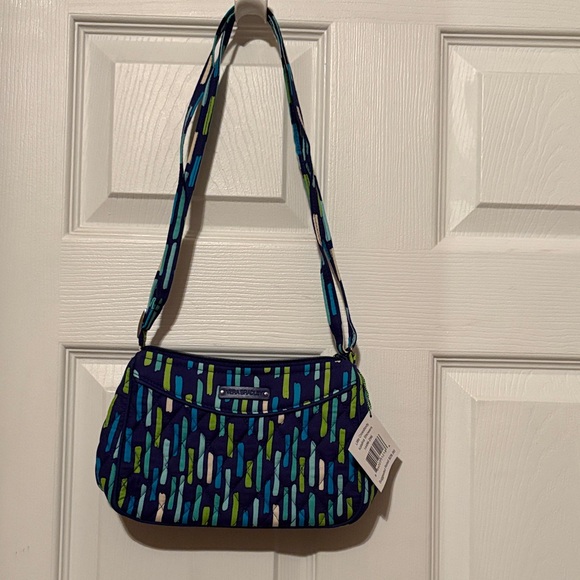 Vera Bradley Handbags - NWT Vera Bradley crossbody Katalina Showers, adjustable crossbody strap.